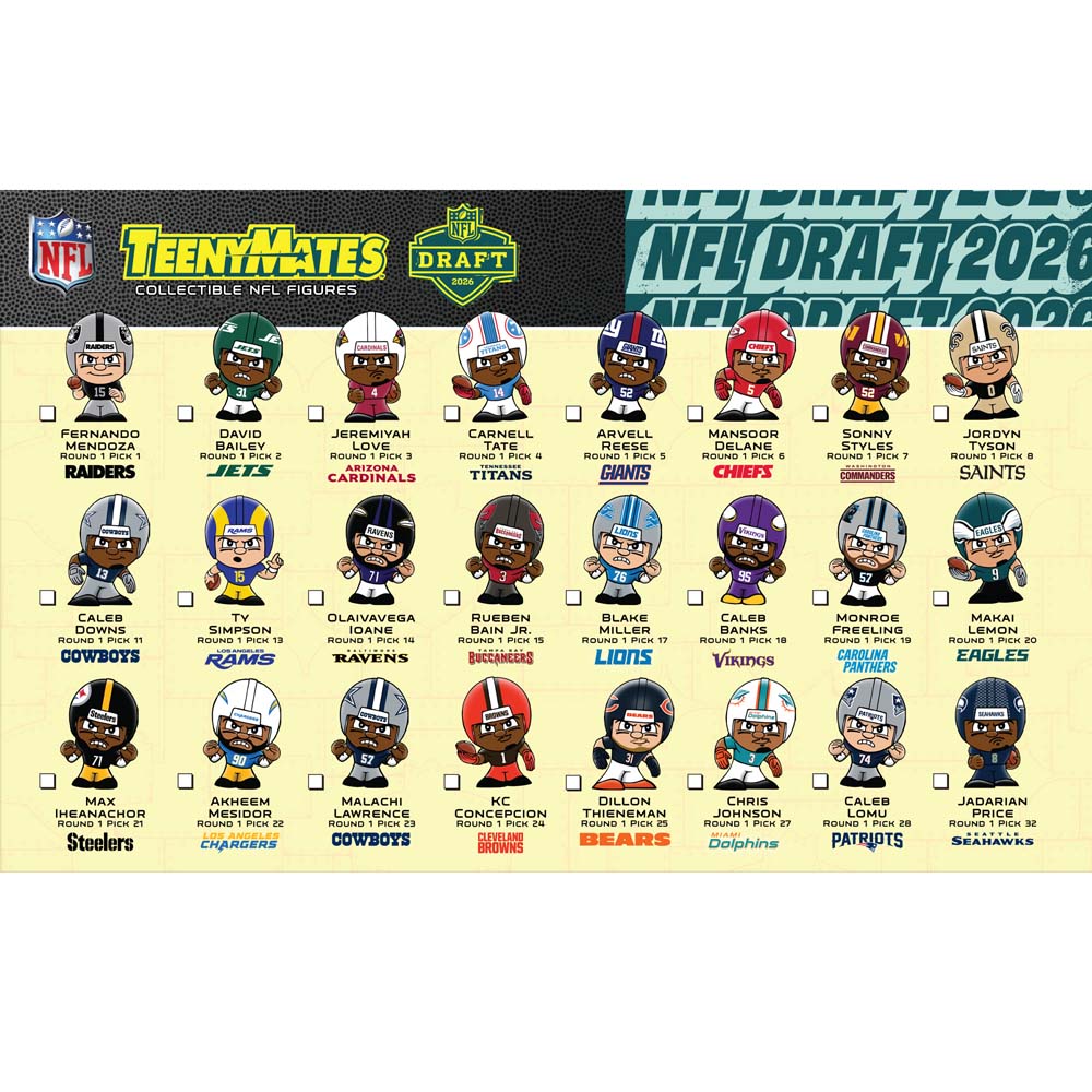 Teenymates NFL Rookies Series