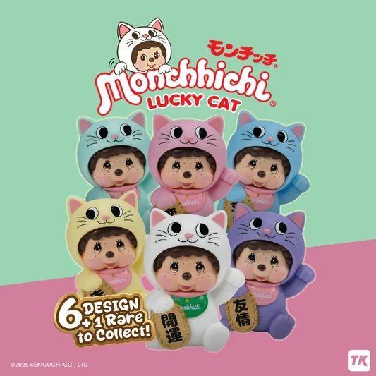 Monchhichi - Lucky Cat Vinyl Blind Box (Display of 6)
