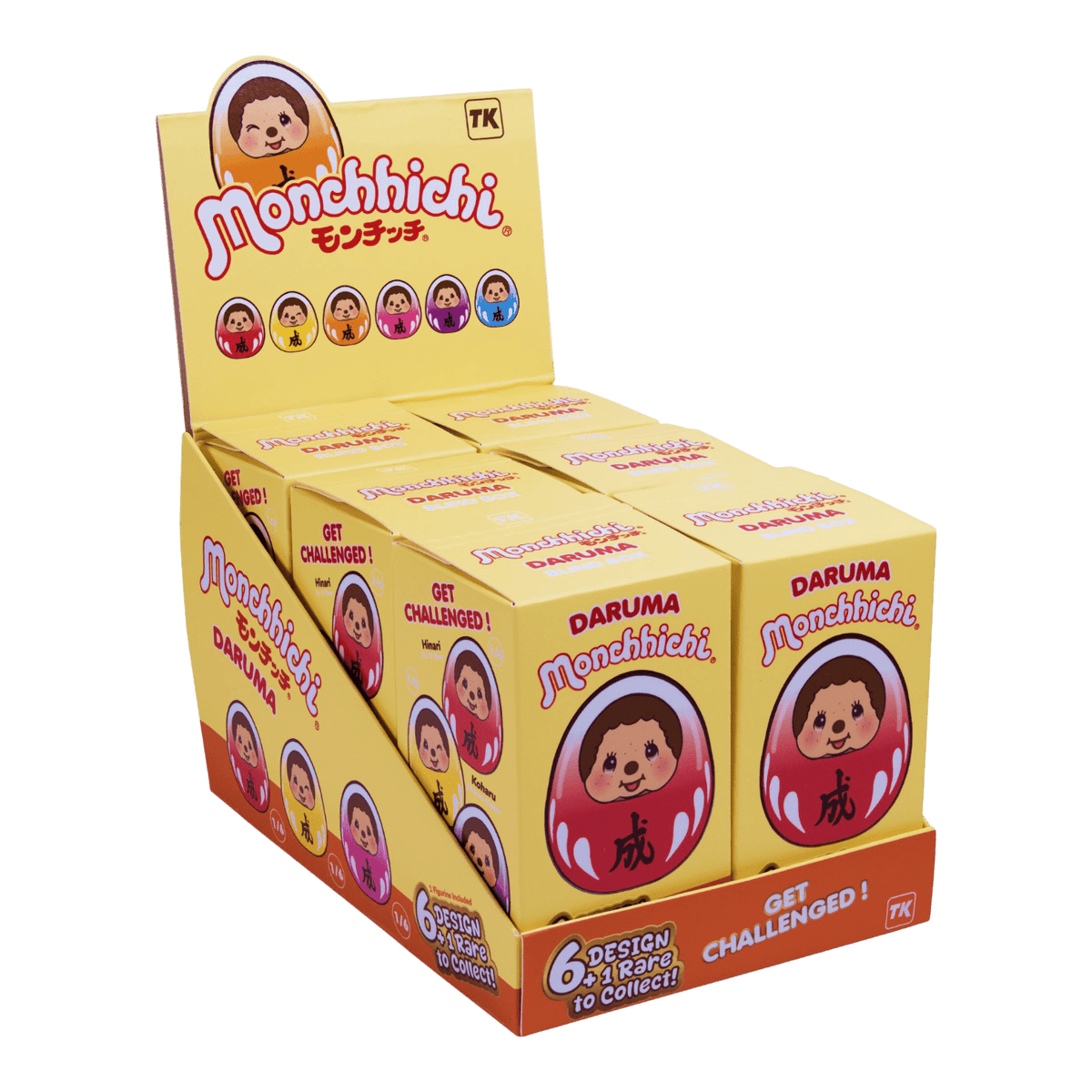 Monchhichi - Daruma Vinyl Blind Box (Display of 6)