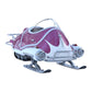 Fallout - Hot Pink Snowtrack Fusion Flea 1:18 Scale Diecast Vehicle