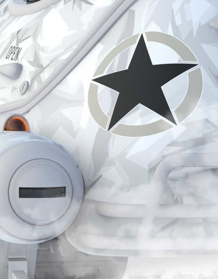 Fallout - Whiteout Snowtrack Fusion Flea 1:18 Scale Diecast Vehicle