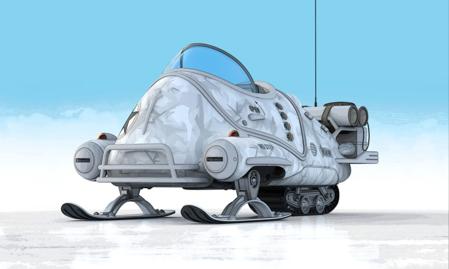 Fallout - Whiteout Snowtrack Fusion Flea 1:18 Scale Diecast Vehicle