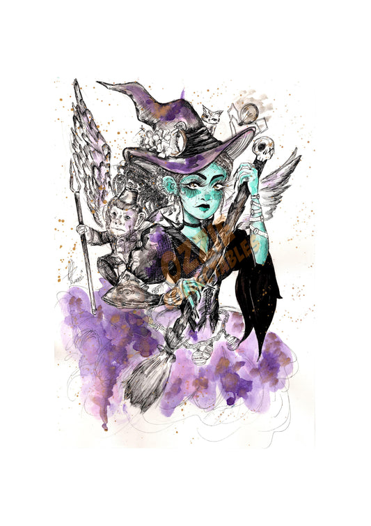 The Wicked Witch of the West by Madison Lee - Madison Lee Art Print Poster