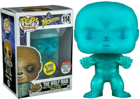 Monsters - The Wolfman (Glow) 2016 New York Comic Con Exclusive Pop Vinyl #114