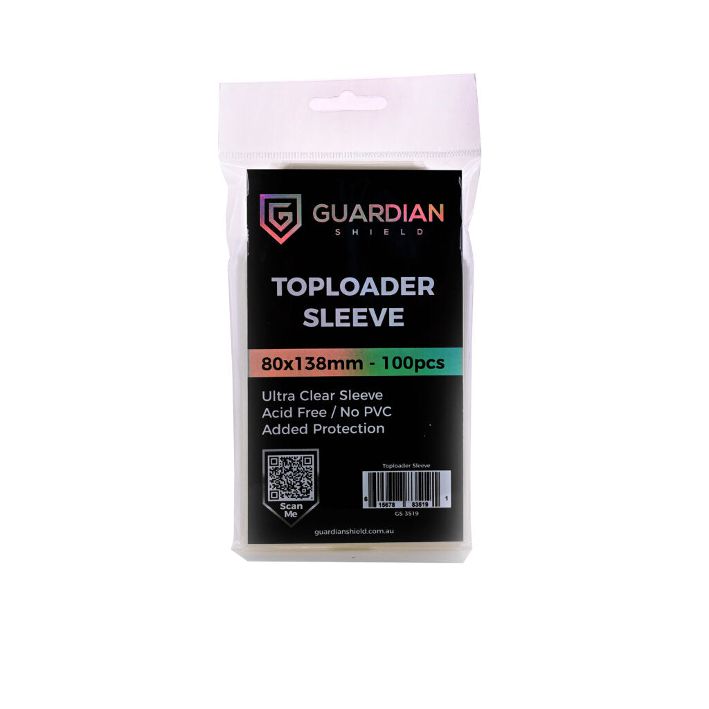 GUARDIAN SHIELD  Toploading Card Cover Sleeve 100pk
