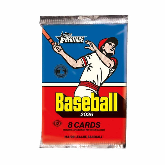 Topps 2026 Heritage Baseball Hobby Booster Pack