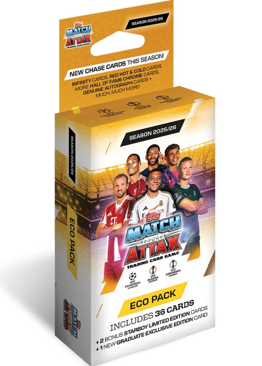 Topps UCC Match Attax 2025/2026 Edition Eco Hanger Box