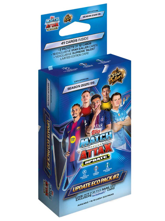 Topps UCC Match Attax Champions League 2025/2026 Edition ECO Hanger Box (Star Ballers)