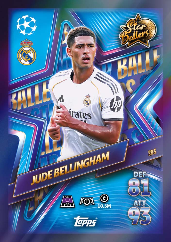 Topps UCC Match Attax Champions League 2025/2026 Edition ECO Hanger Box (Star Ballers)