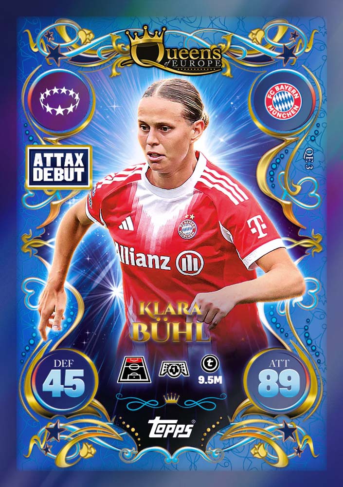 UCC Match Attax Champions League 2025/2026 Edition ECO Hanger Box (Queens of Europe)