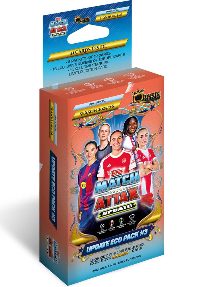 UCC Match Attax Champions League 2025/2026 Edition ECO Hanger Box (Queens of Europe)