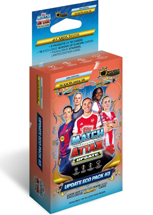 UCC Match Attax Champions League 2025/2026 Edition ECO Hanger Box (Queens of Europe)