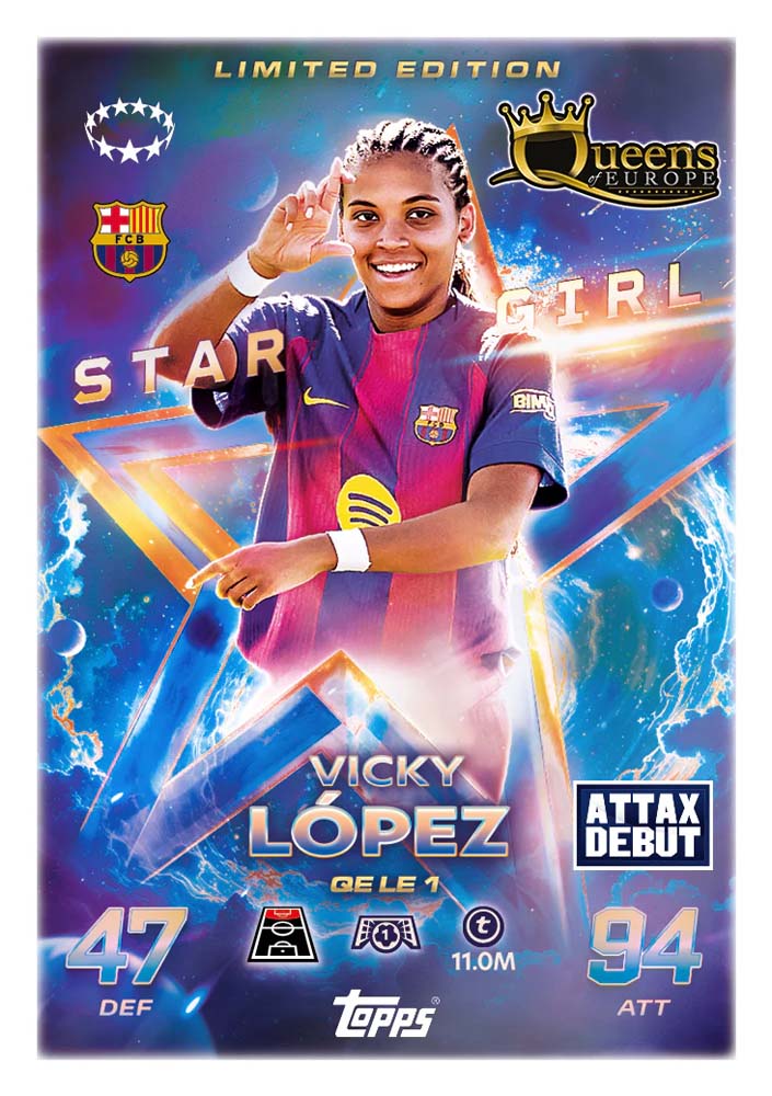 UCC Match Attax Champions League 2025/2026 Edition ECO Hanger Box (Queens of Europe)