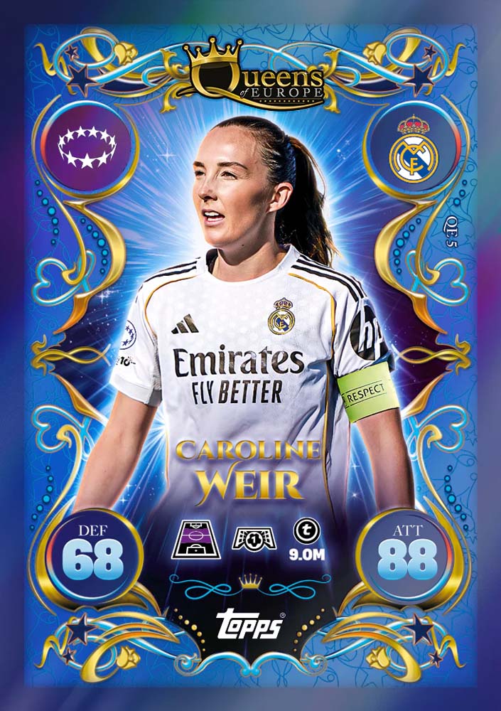 UCC Match Attax Champions League 2025/2026 Edition ECO Hanger Box (Queens of Europe)