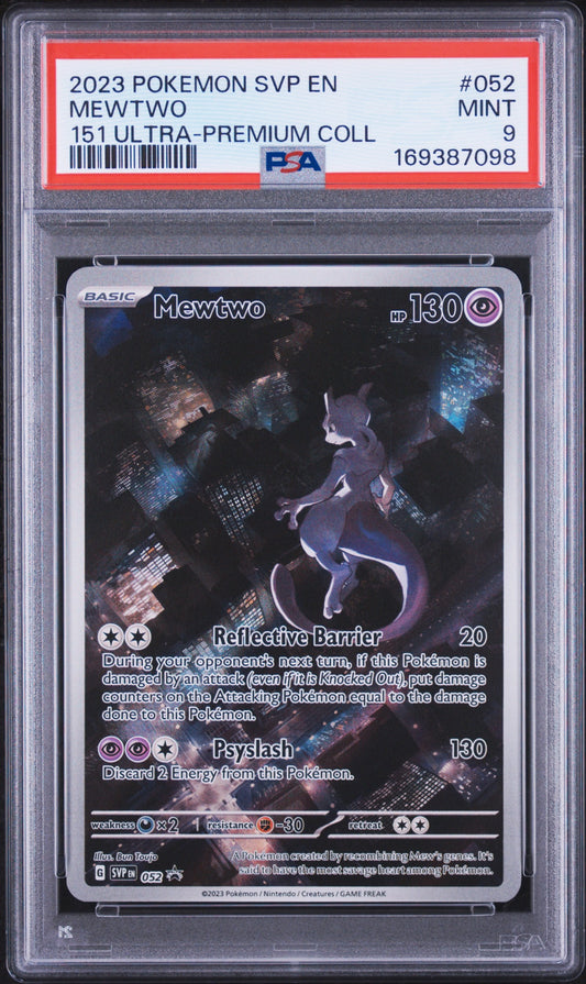 2023 Pokemon Svp En-Sv Black Star Promo 052 Mewtwo 151 Ultra-Premium Coll