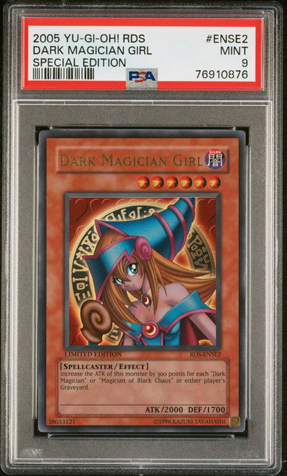 2005 Yu-Gi-Oh! Rise Of Destiny: Special Edition Ense2 Dark Magician Girl Special Edition - PSA 9