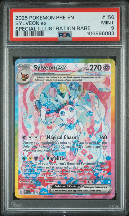 2025 Pokemon Pre En-Prismatic Evolutions 156 Special Illustration Rare