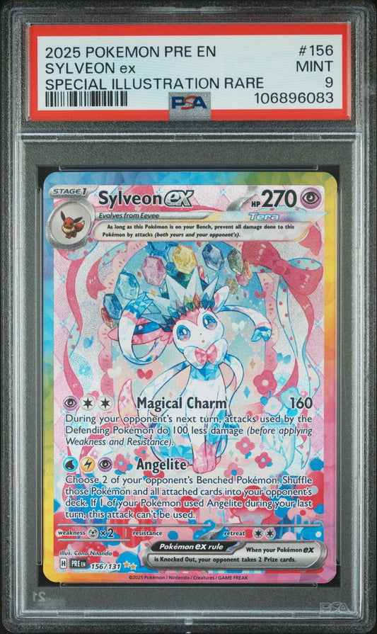 2025 Pokemon Pre En-Prismatic Evolutions 156 Special Illustration Rare