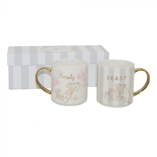 Disney Wedding By Widdop And Co Mug Set: Beauty And The Beast