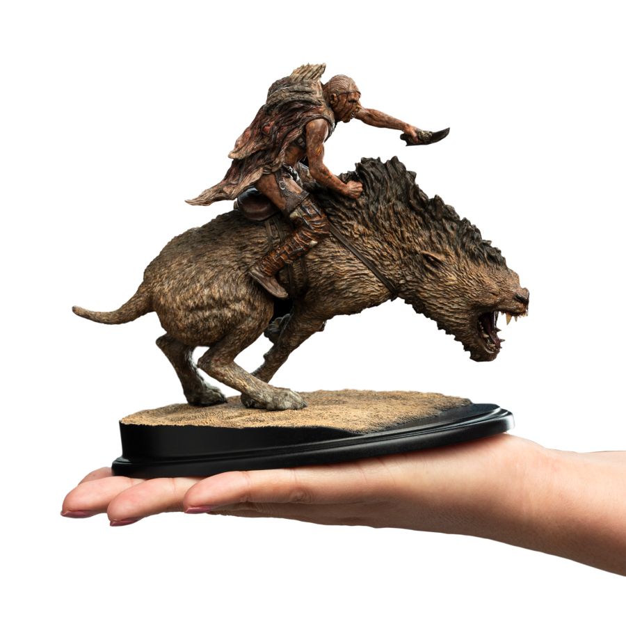 The Lord of the Rings - Sharku on Warg Miniature Statue