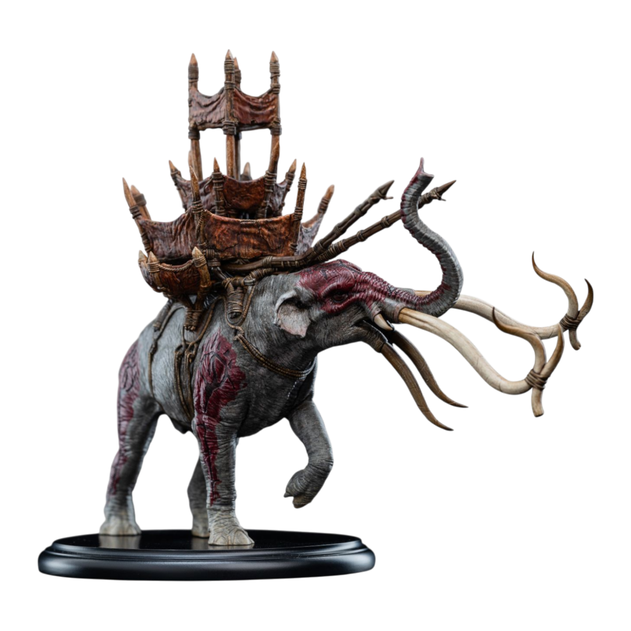 The Lord of the Rings - Mumak in Battle Minature Statue