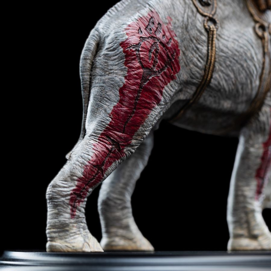 The Lord of the Rings - Mumak in Battle Minature Statue