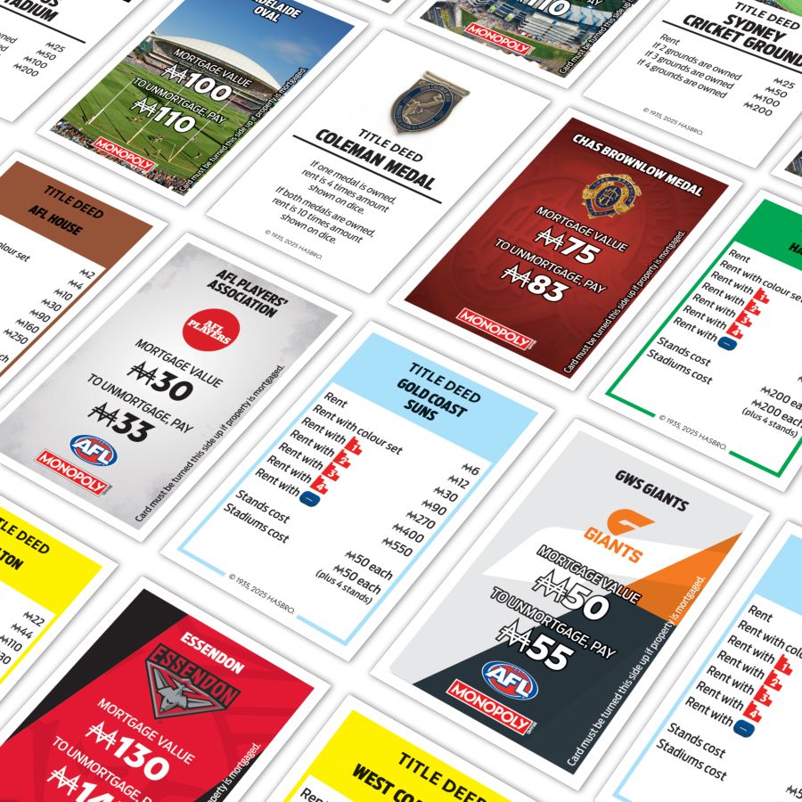 Monopoly - AFL (Refresh) Edition