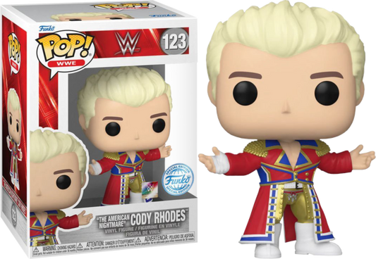 WWE - Cody Rhodes Wrestlemania 38 Metallic Pop! Vinyl #123