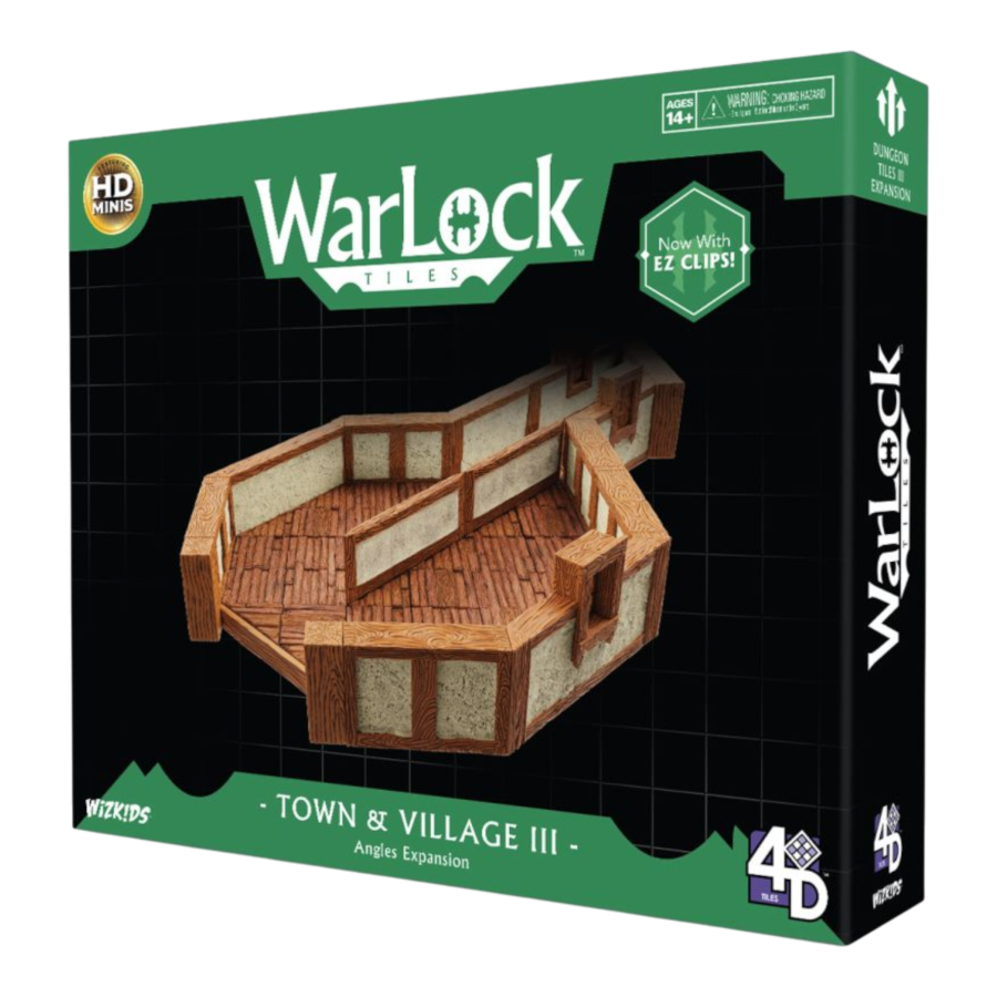 WarLock Tiles - Town & Village 3 Angles