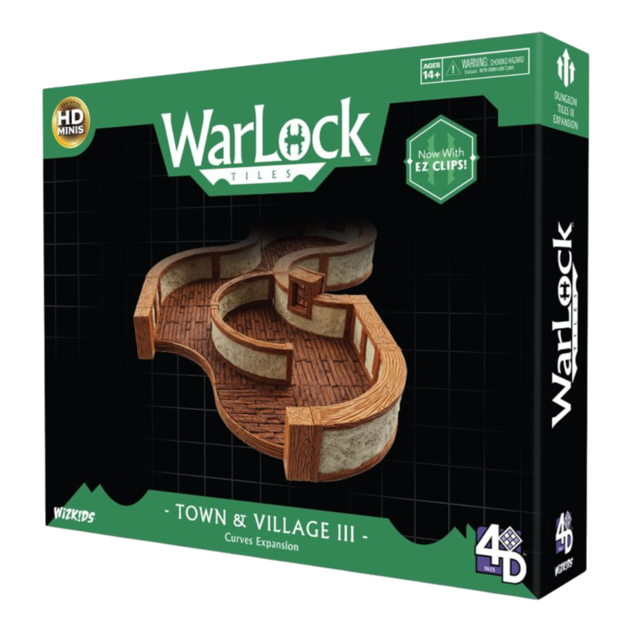 WarLock Tiles - Town & Village 3 Curves