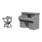 WizKids - Deep Cuts Unpainted Miniatures: Desk & Chair