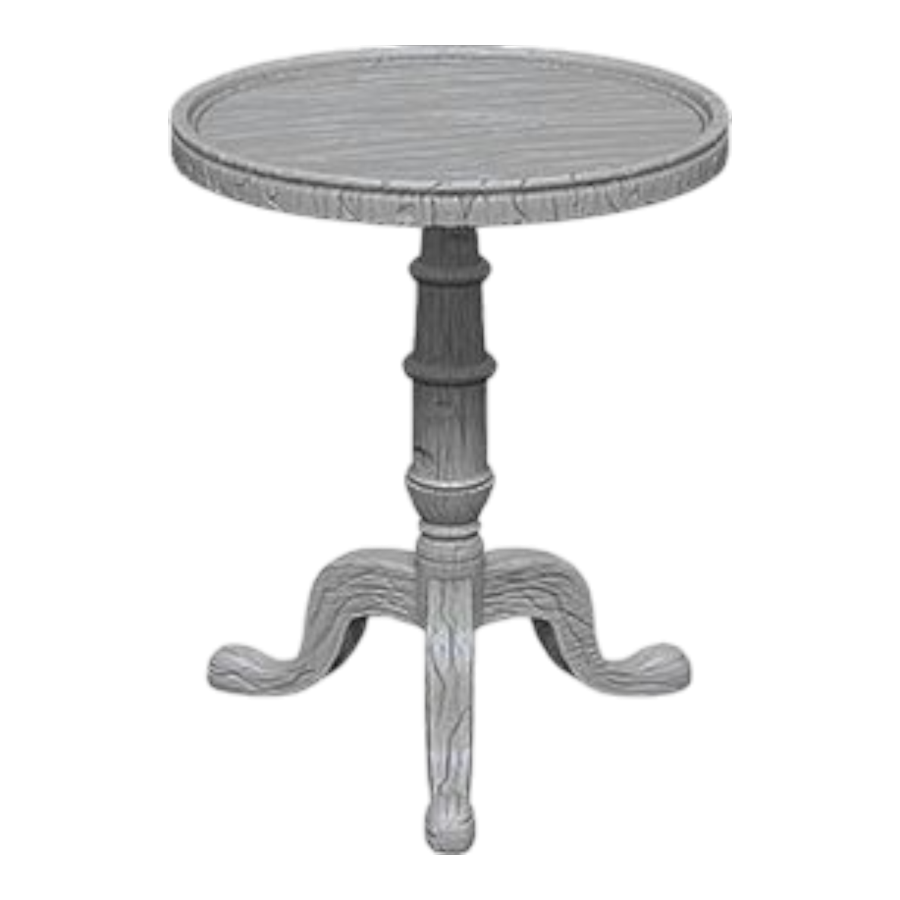 WizKids - Deep Cuts Unpainted Miniatures: Small Round Tables