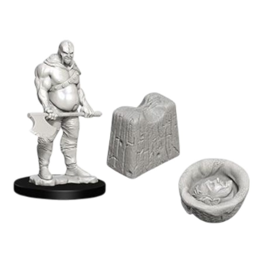 Wizkids - Deep Cuts Unpainted Miniatures: Executioner & Chopping Block