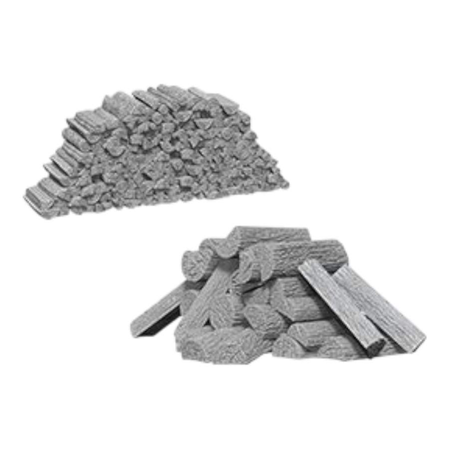 Wizkids - Deep Cuts Unpainted Miniatures: Piles of Wood