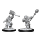 Magic the Gathering - Unpainted Miniatures: Dwarf Fighter & Dwarf Cleric