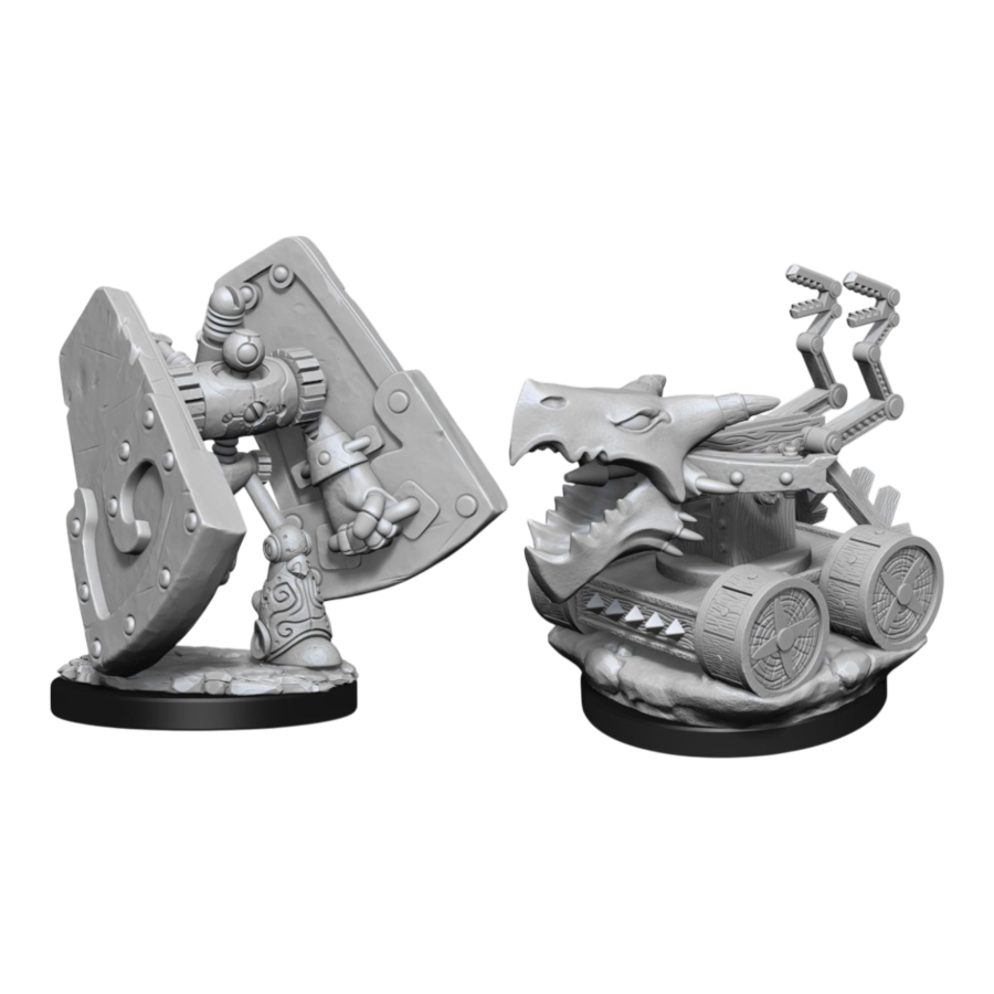 Dungeons & Dragons - Nolzur's Marvelous Unpainted Minis: Stone Defender & Oken Bolter