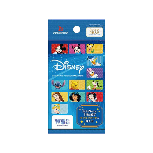 disney characters booster box weiss schwarz blau Bushiroad - Japanese Pack | WS-DISNEY-BUSHIROAD-BP TCG foil/reg:Foil Celebrations: 25th Anniversary Merchandise Description Disney Tsum Creepypasta stories - Yu-Gi-Oh
