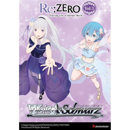 [Weiss Schwarz] Re:ZERO -Starting Life in Another World- Vol.3 - Booster Pack