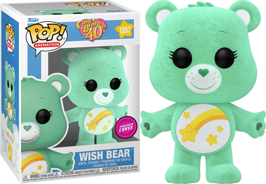 Care Bears 40th Anniversary - Wish Bear (Flocked) CHASE Pop! Vinyl #1207