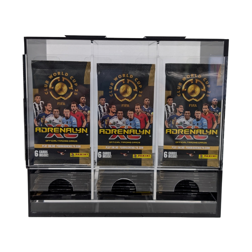 YGL 3 Slot Interlocking Acrylic Booster Pack Dispenser
