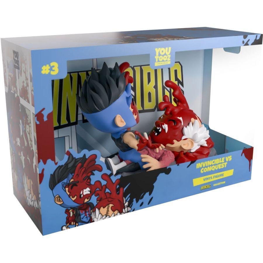Invincible (2021) - Invincible vs. Conquest 4.5" Vinyl Figure Diorama