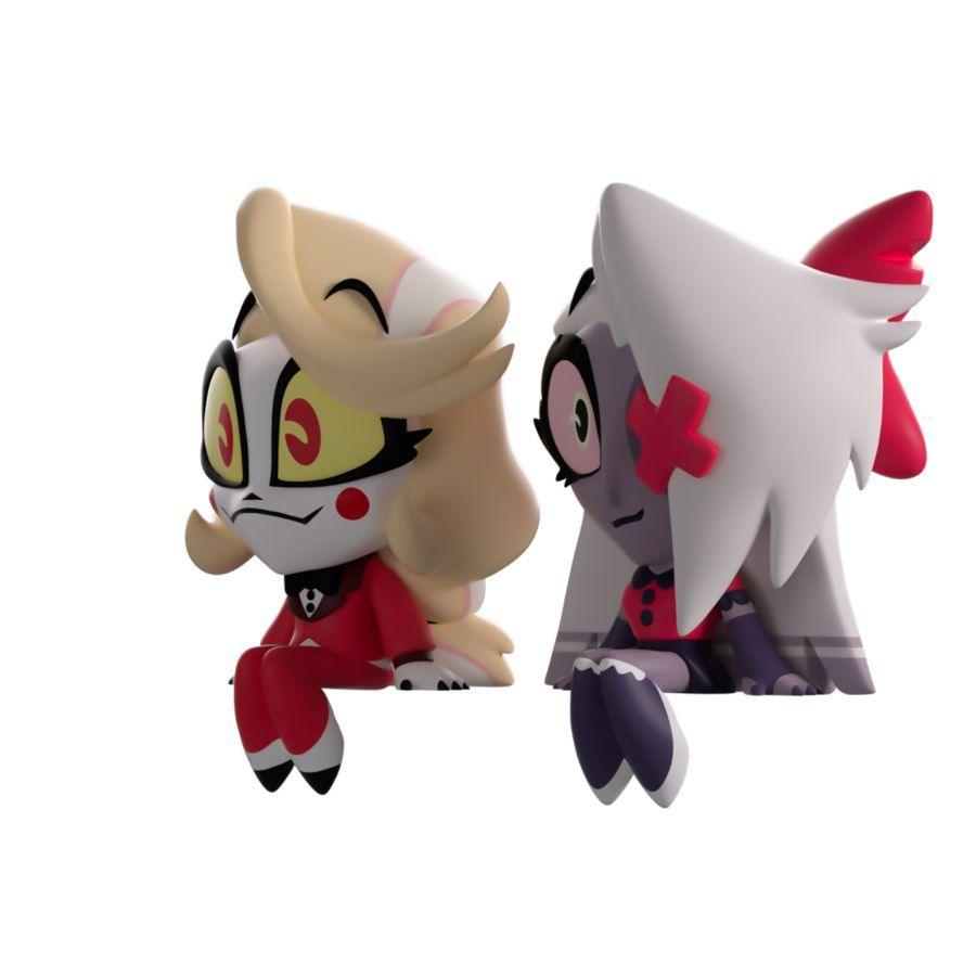 Hazbin Hotel - Charlie & Vaggie Monitor Buddiez 2.5" Vinyl Figure 2-Pack