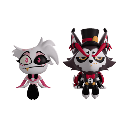 Hazbin Hotel - Angel Dust & Husk Monitor Buddiez 2.5" Vinyl Figure 2-Pack