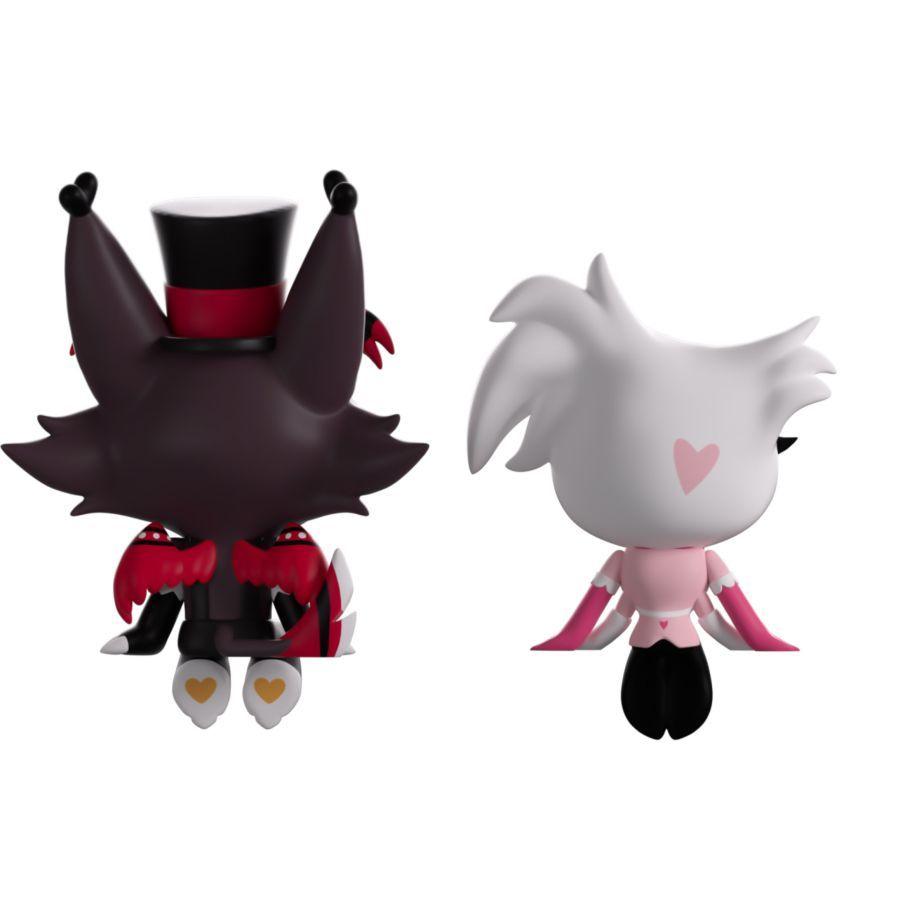 Hazbin Hotel - Angel Dust & Husk Monitor Buddiez 2.5" Vinyl Figure 2-Pack