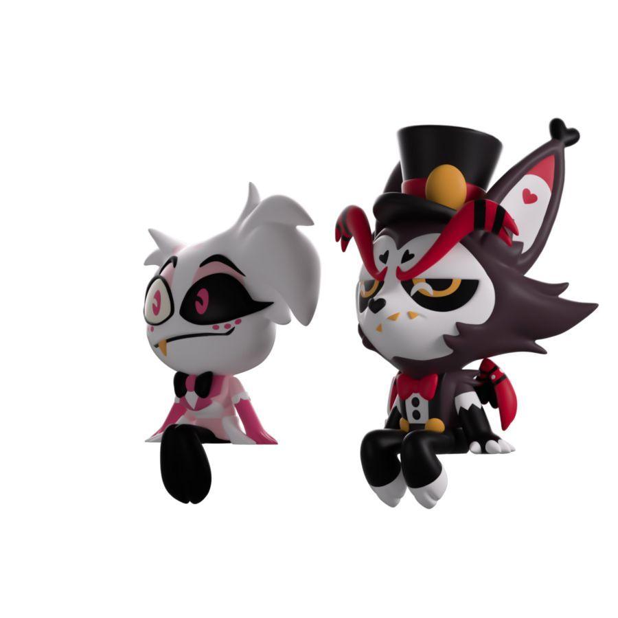Hazbin Hotel - Angel Dust & Husk Monitor Buddiez 2.5" Vinyl Figure 2-Pack