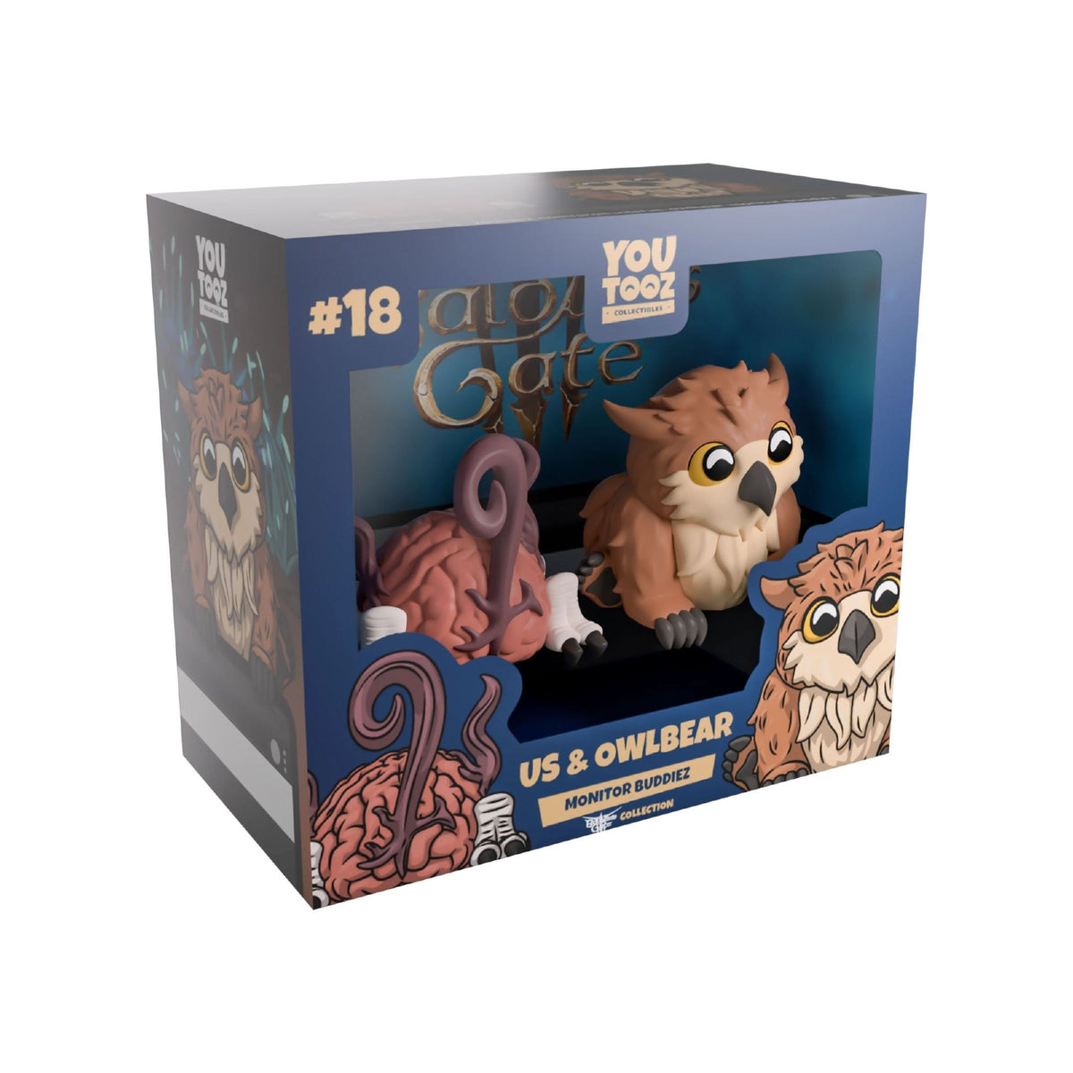 Baldur's Gate 3 - Us & Owlbear Monitor Buddiez
