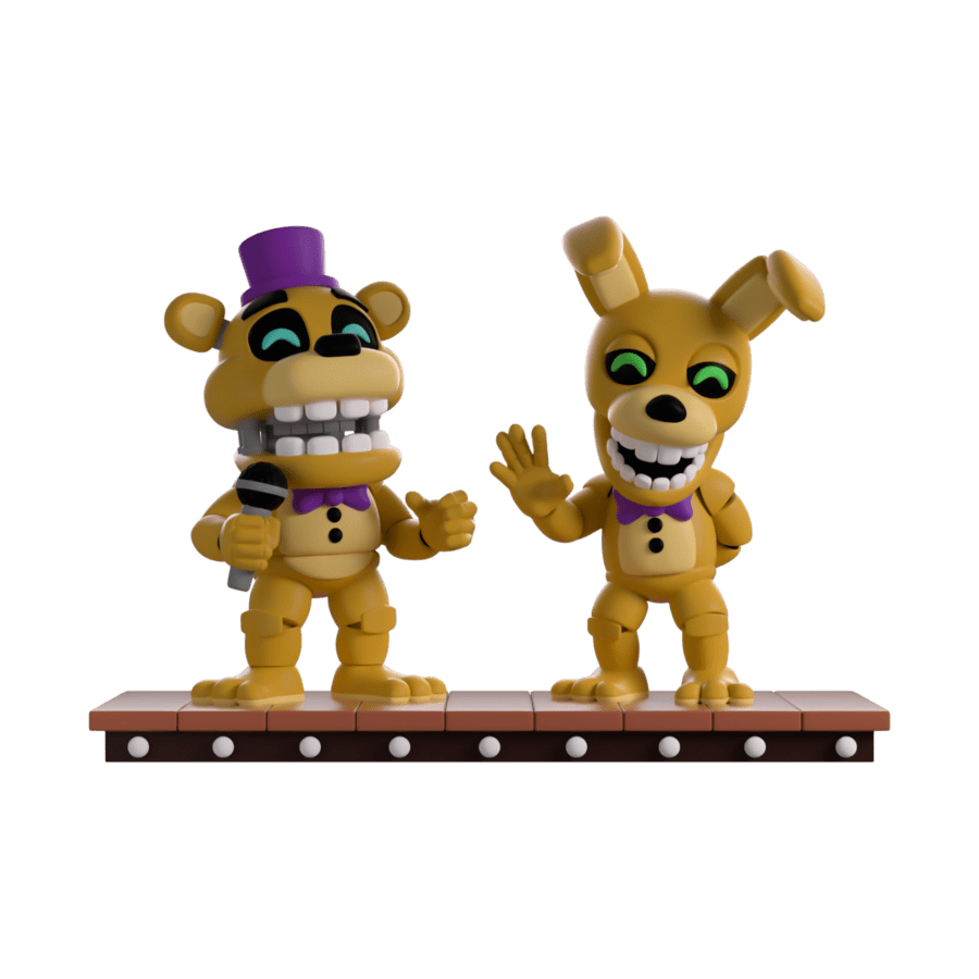 Five Nights at Freddy's - Fredbear & Spring Bonnie 5" Vinyl Figure Diorama