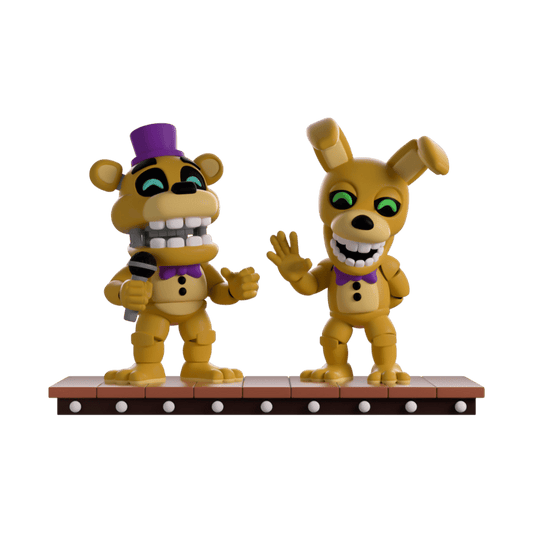 Five Nights at Freddy's - Fredbear & Spring Bonnie 5" Vinyl Figure Diorama
