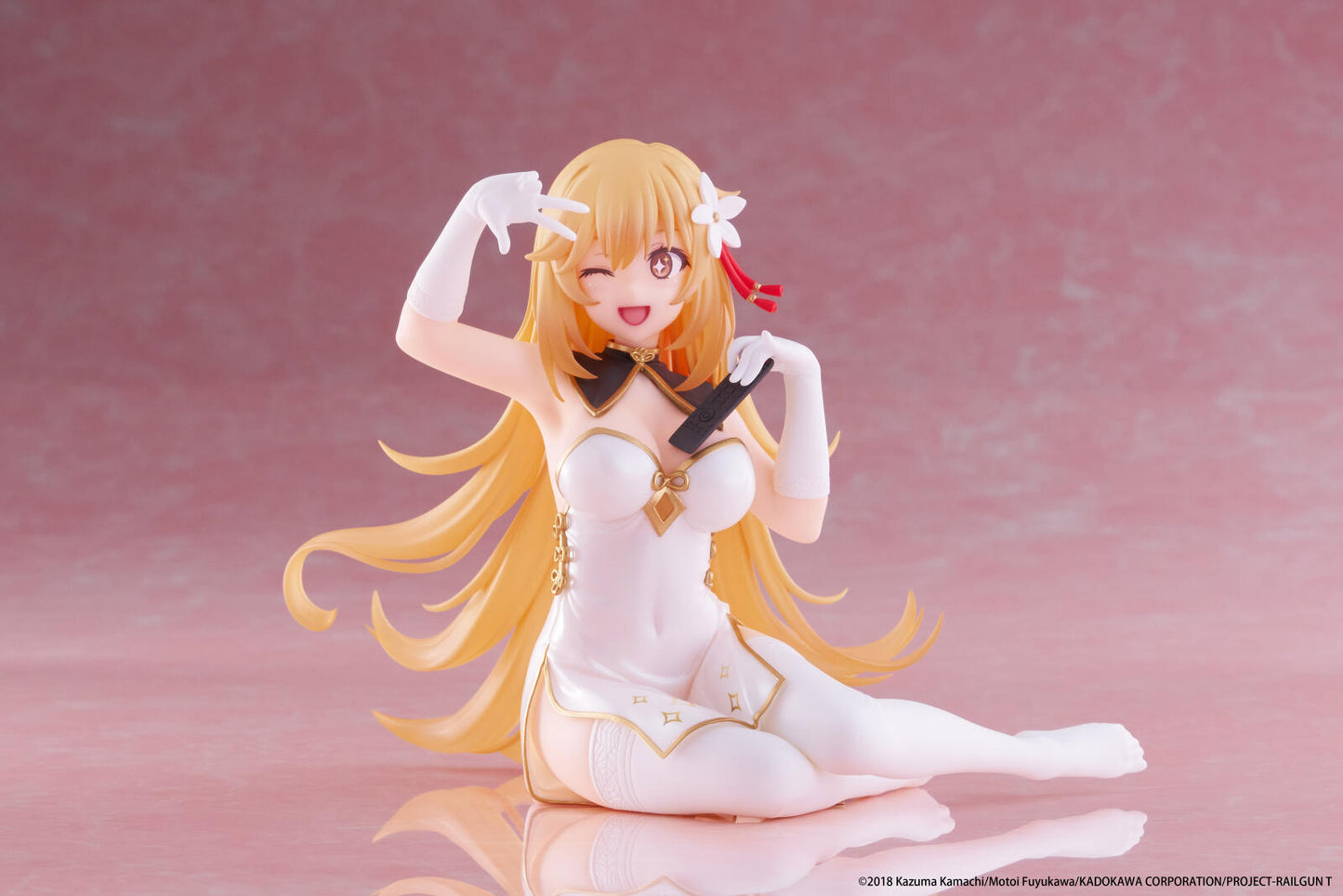 A Certain Scientific Railgun Desktop Cute Figure Misaki Shokuho (Chinese Dress Version)