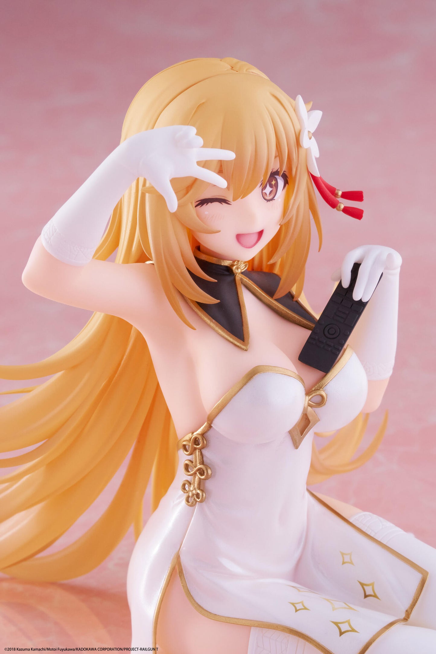 A Certain Scientific Railgun Desktop Cute Figure Misaki Shokuho (Chinese Dress Version)